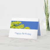 Carte Arboriste : Arbre grimpeur vert feuilles (Devant)