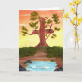 Carte Arbre (Fleur jaune)