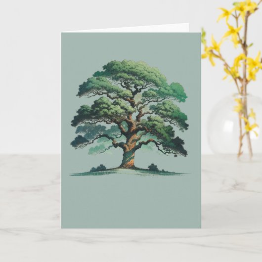 Carte Arbre (Fleur jaune)