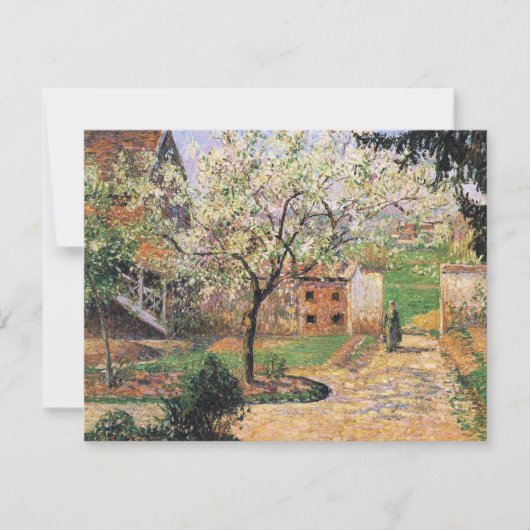 Carte Arbre à prune, Eragny Camille Pissarro (Devant)