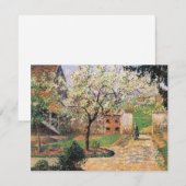 Carte Arbre à prune, Eragny Camille Pissarro (Devant / Derrière)