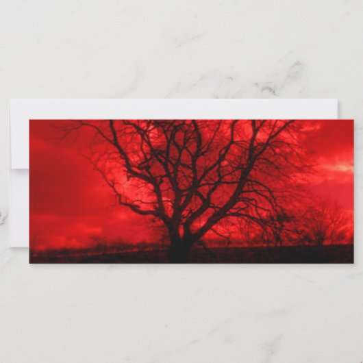 Carte Arbre Abstrait (Devant)