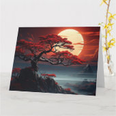 Carte Arbre bonsaï (Fleur jaune)