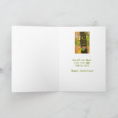 CARTE ARBRE "CARVÉ" AVEC VOS PROPRES NOMS/ANNIVERSAIRE (Intérieur)