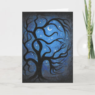 Carte Arbre clair de lune