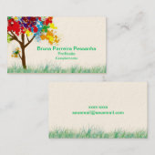 Carte arbre colorié (Devant / Derrière)