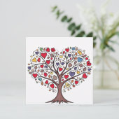Carte Arbre d'amour (Debout devant)