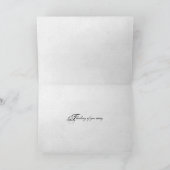 Carte arbre de coucher d'hiver avec citation (Intérieur)