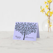 Carte Arbre de la pâque de la vie (Fleur jaune)