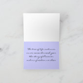 Carte Arbre de la pâque de la vie (Intérieur)