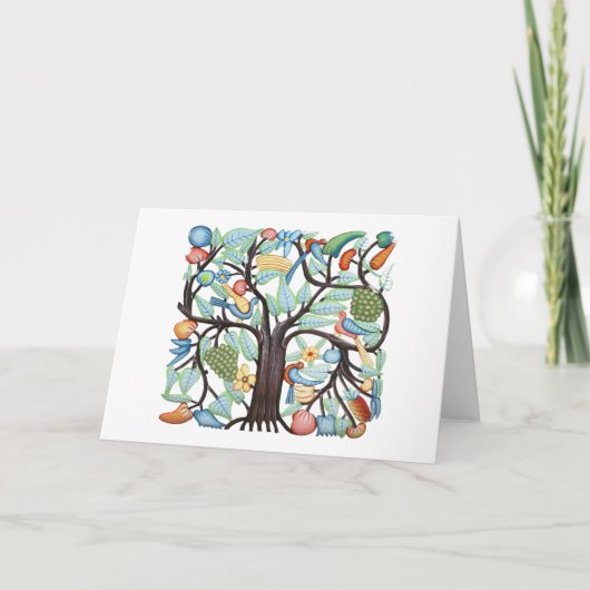 Carte Arbre de la vie - pastel (Devant)