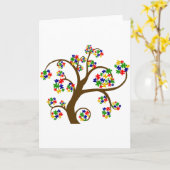 Carte Arbre de la vie perplexe (Fleur jaune)