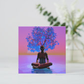 Carte Arbre de méditation (Debout devant)