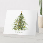 Carte Arbre de Noël (Devant)