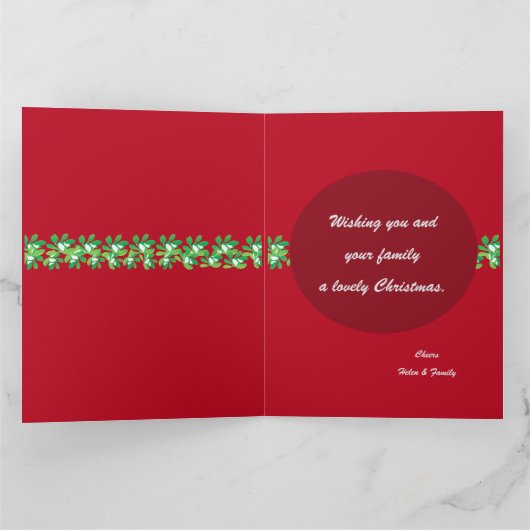 Carte Arbre de Noël (Intérieur)