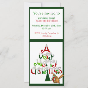 Carte Arbre de Noël