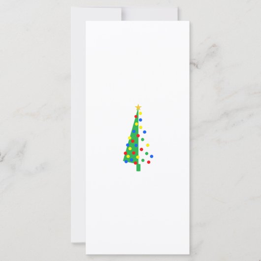 Carte Arbre de Noël (Devant)