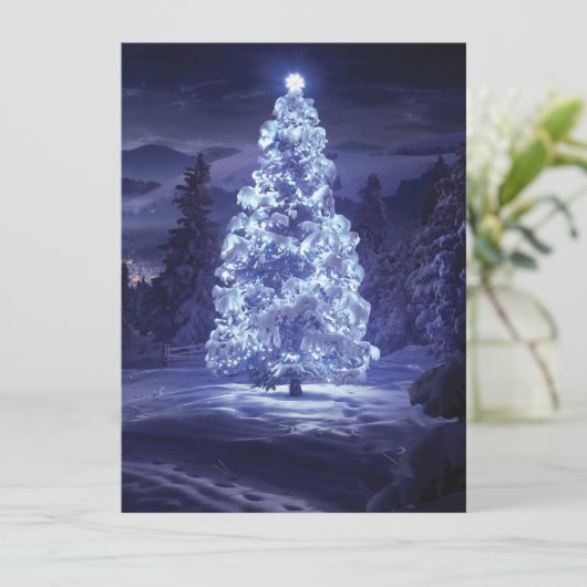 Carte Arbre de Noël (Debout devant)