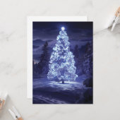 Carte Arbre de Noël (Devant/Arrière en situation)