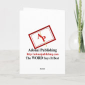 Carte Arbre de Noël (Dos)