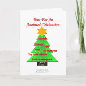 Carte Arbre de Noël (Devant)