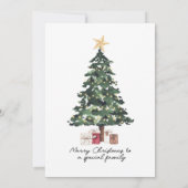 Carte Arbre de Noël (Dos)