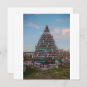 Carte Arbre de Noël à Block Island Harbour, RI (Devant / Derrière)