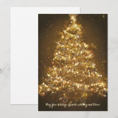 Carte Arbre de Noël à chaîne magique (Devant / Derrière)