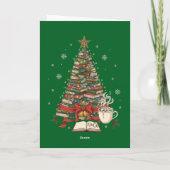 Carte Arbre de Noël confortable pour les lecteurs et les (Dos)