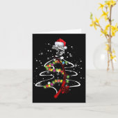 Carte Arbre de Noël Cool Fishing B Cadeau pour Pêcheur  (Fleur jaune)