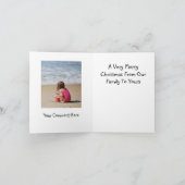 Carte Arbre de Noël de l'enfant tiré à la main (Intérieur)