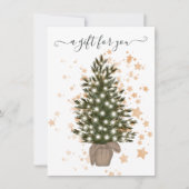 Carte Arbre de Noël de l'entreprise (Devant)