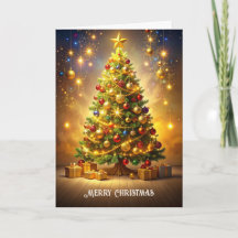 Arbre de Noël Décoré pour les Fêtes