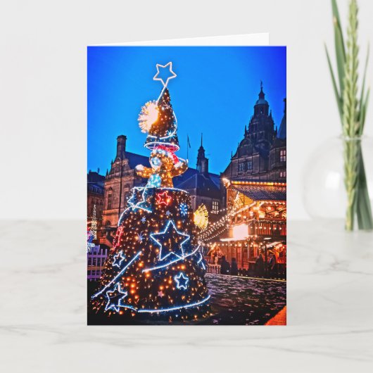 Carte Arbre de Noël, devant le Townhall (Devant)