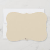 Carte Arbre de Noël du Texas (Dos)