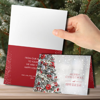 Carte Arbre de Noël élégant