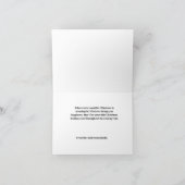 Carte Arbre de Noël et Père Noël Joyeux vert de Noël (Intérieur)