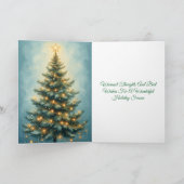 Carte Arbre de Noël festif (Intérieur)