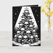 Carte Arbre de Noël gothique V (Fleur jaune)