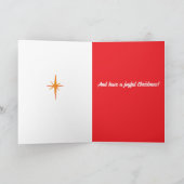 Carte Arbre de Noël Joyeux et Joyeux Joyeux Joyeux Fêtes (Intérieur)