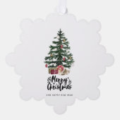 Carte Arbre de Noël Joyeux Noël (Recto)