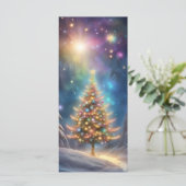 Carte Arbre de Noël majestueux (Debout devant)