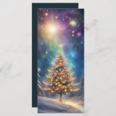 Carte Arbre de Noël majestueux (Devant / Derrière)