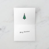 Carte Arbre de Noël minimaliste (Intérieur)