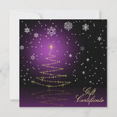 Carte Arbre de Noël moderne et brillant (Devant)