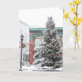 Carte Arbre de Noël Plymouth MA (Fleur jaune)