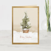 Carte Arbre de Noël tout simplement élégant (Devant)