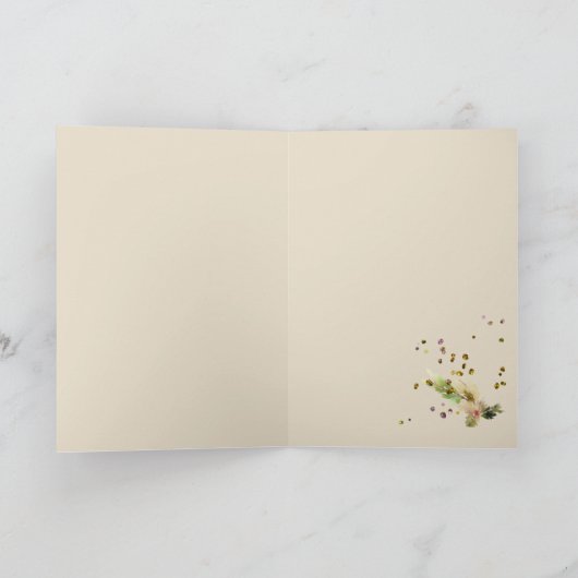 Carte Arbre de Noël tout simplement élégant (Intérieur)