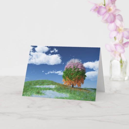 Carte Arbre de saison (Orchidée)