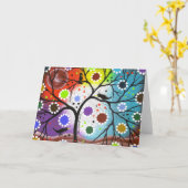 Carte arbre de vie #22 Par Lori Everett (Fleur jaune)